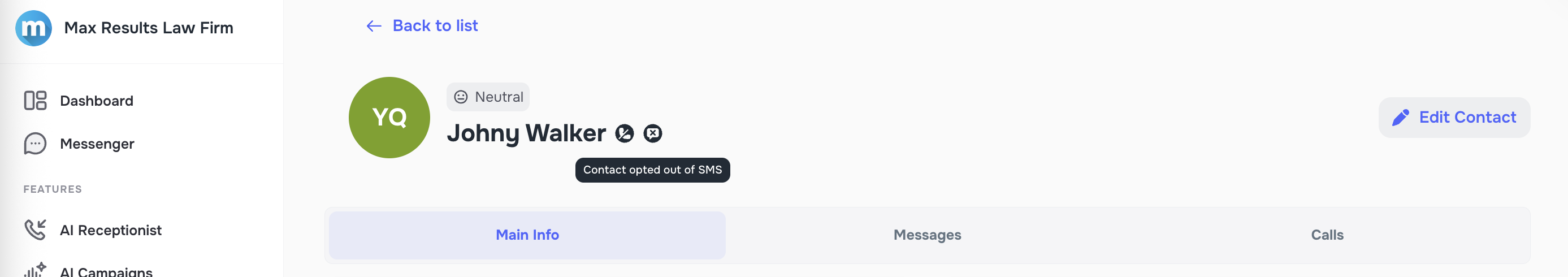 SMS Opt-Out when replying Stop or Opt me out